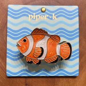 🧡 NEW Piper K Clownfish Hair Clip 🧡